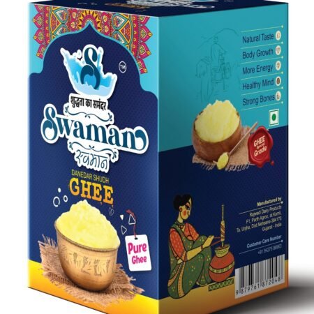 Box-packed 1L Swaman buffalo ghee